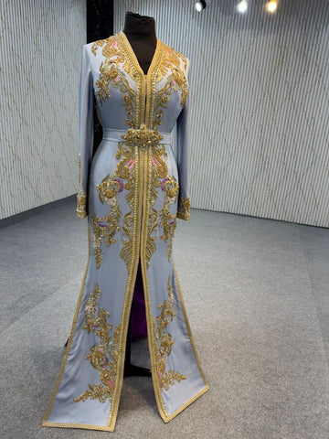 Caftan lylic blue