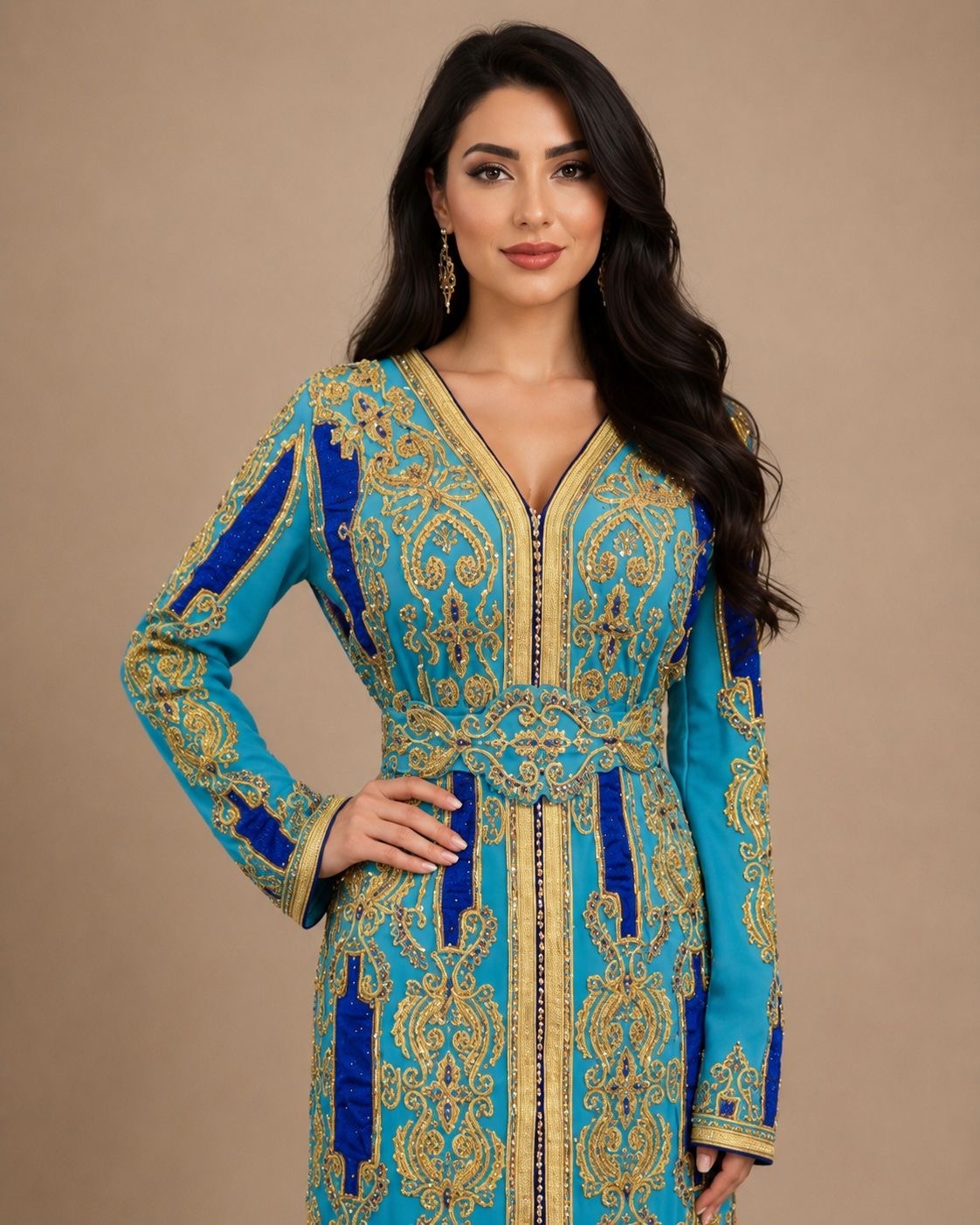 MERMAID CAFTAN-MRSLM 9287