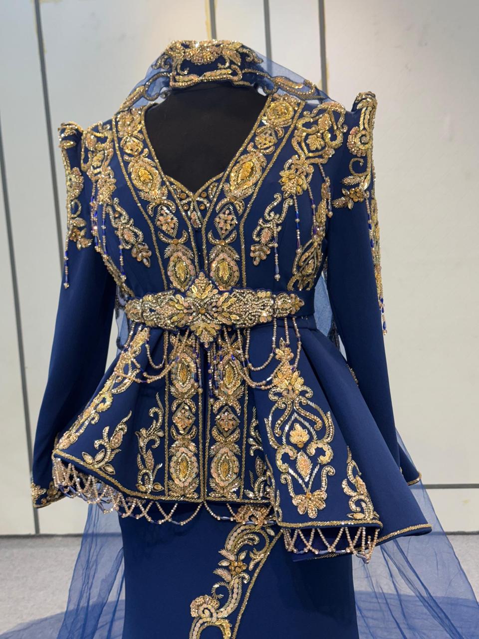 Karakou Bridal Teal Blue
