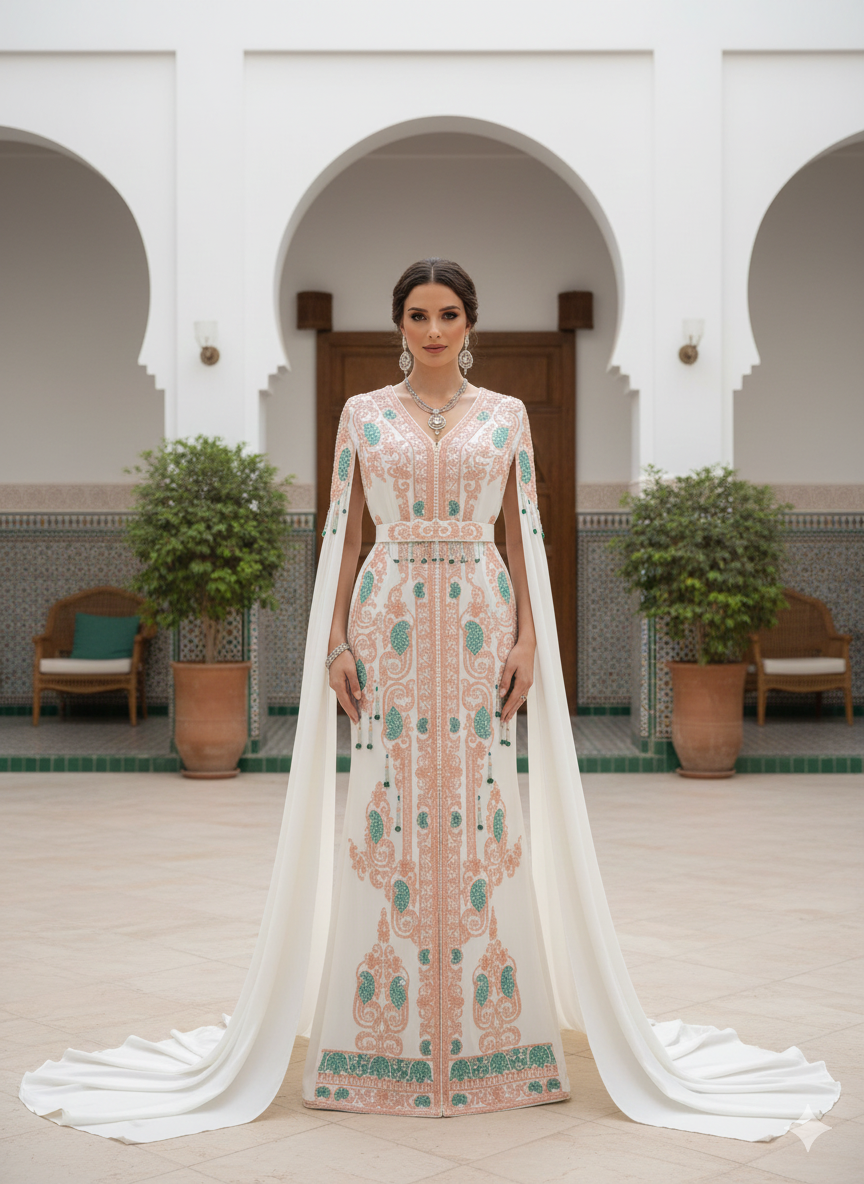 SH Mraa8931 Caftan with long sleeves
