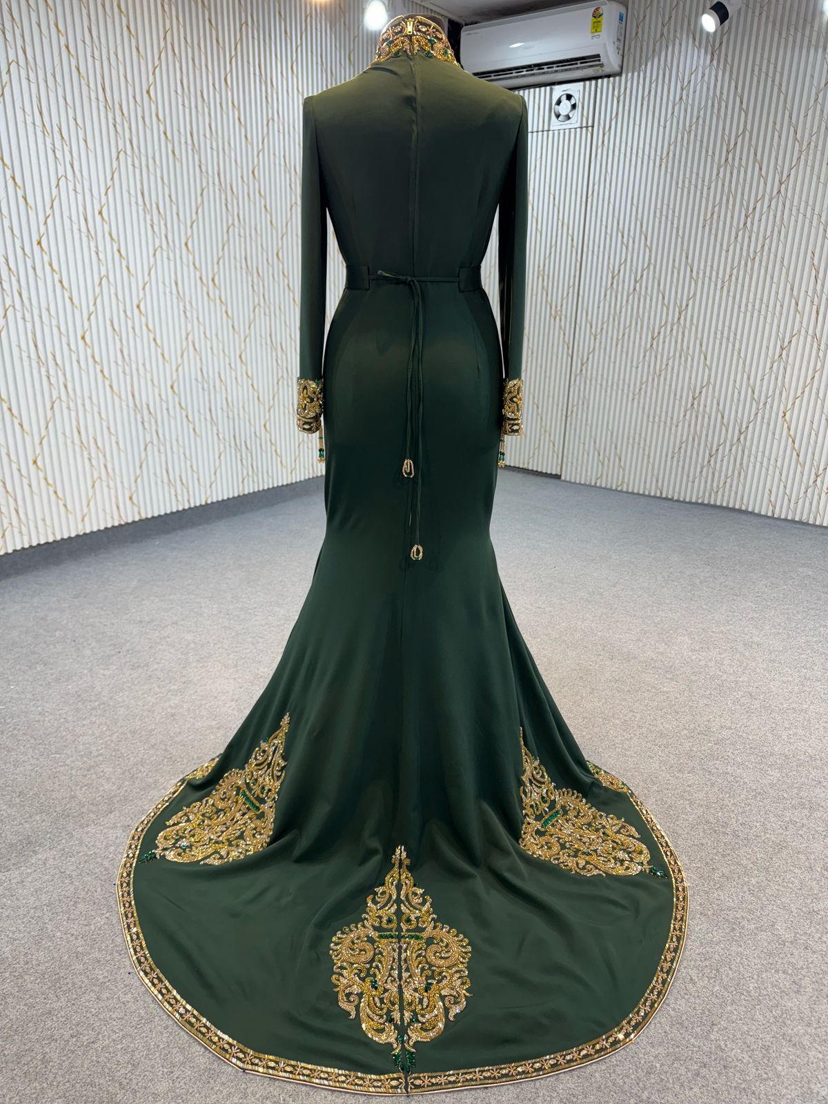 Mraf8819 MERMAID Dress with cape