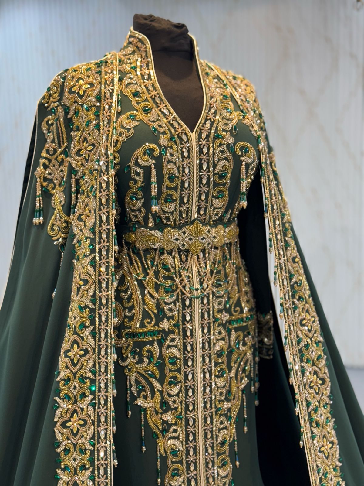 Mraf8819 MERMAID Dress with cape