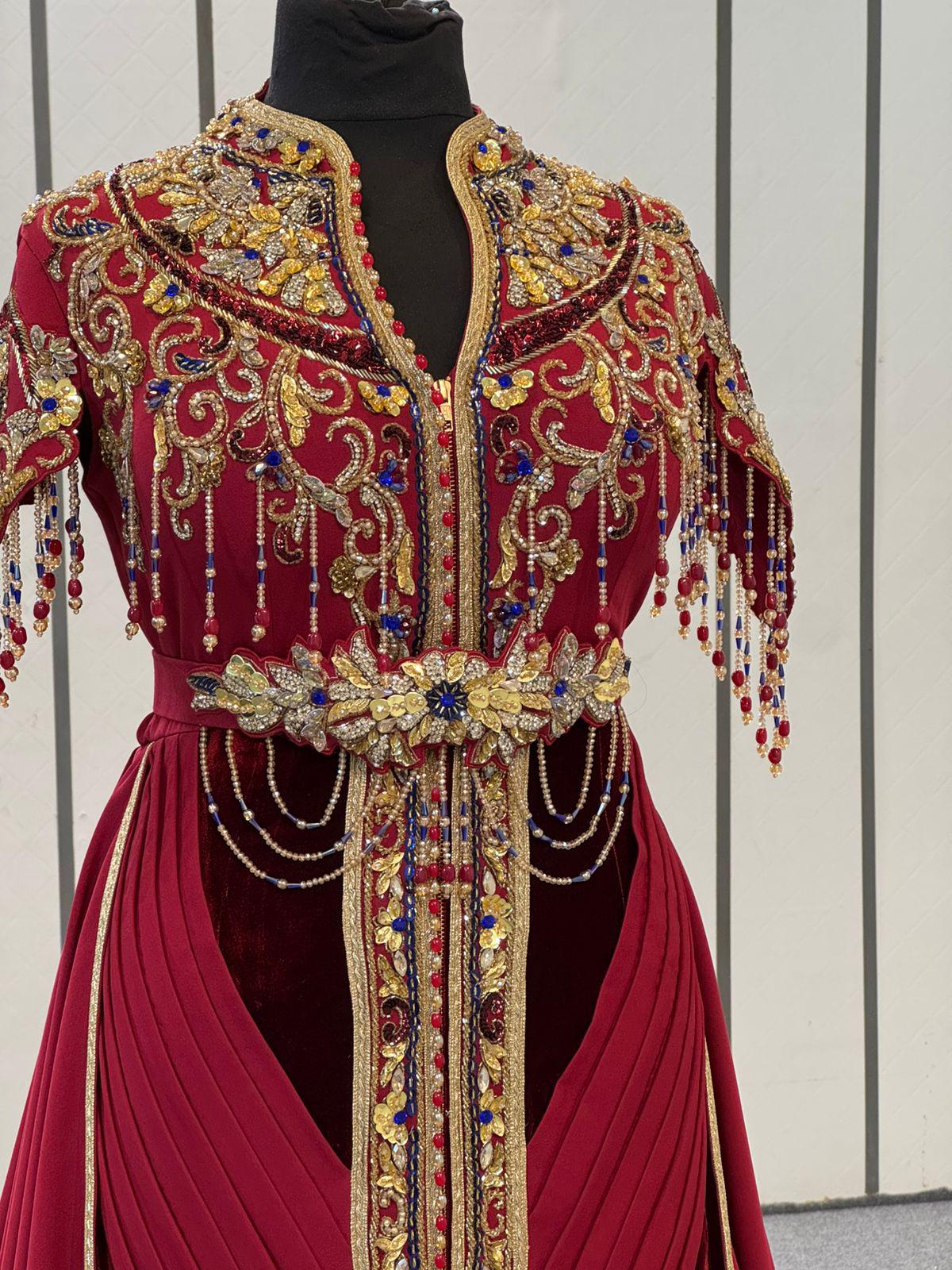 Mraf8518 Algerian Dress