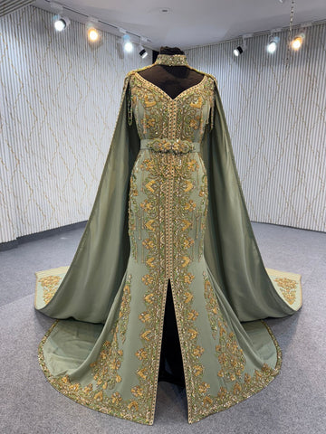 MRAF8854 Bridal Mermaid with Removable Cape