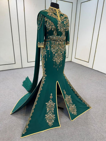 SHMraf8499 Caftan with drape