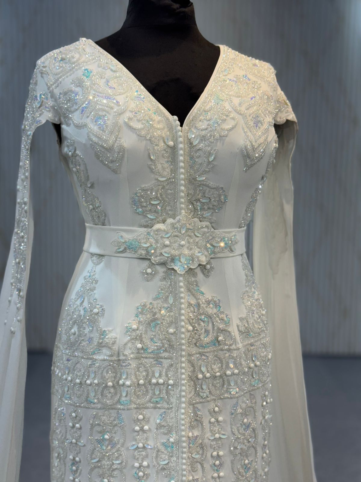 Mraa8974 Caftan with Longue Sleeves