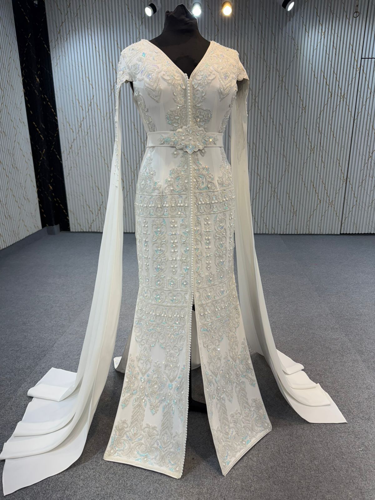 Mraa8974 Caftan with Longue Sleeves