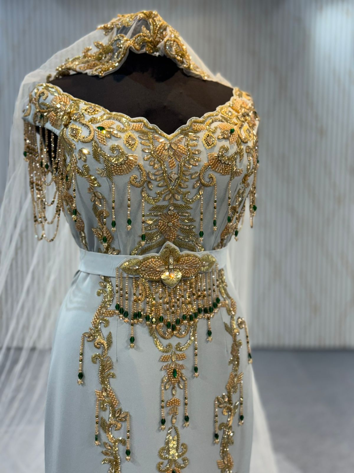 Mraa661 Mermaid dress with cape