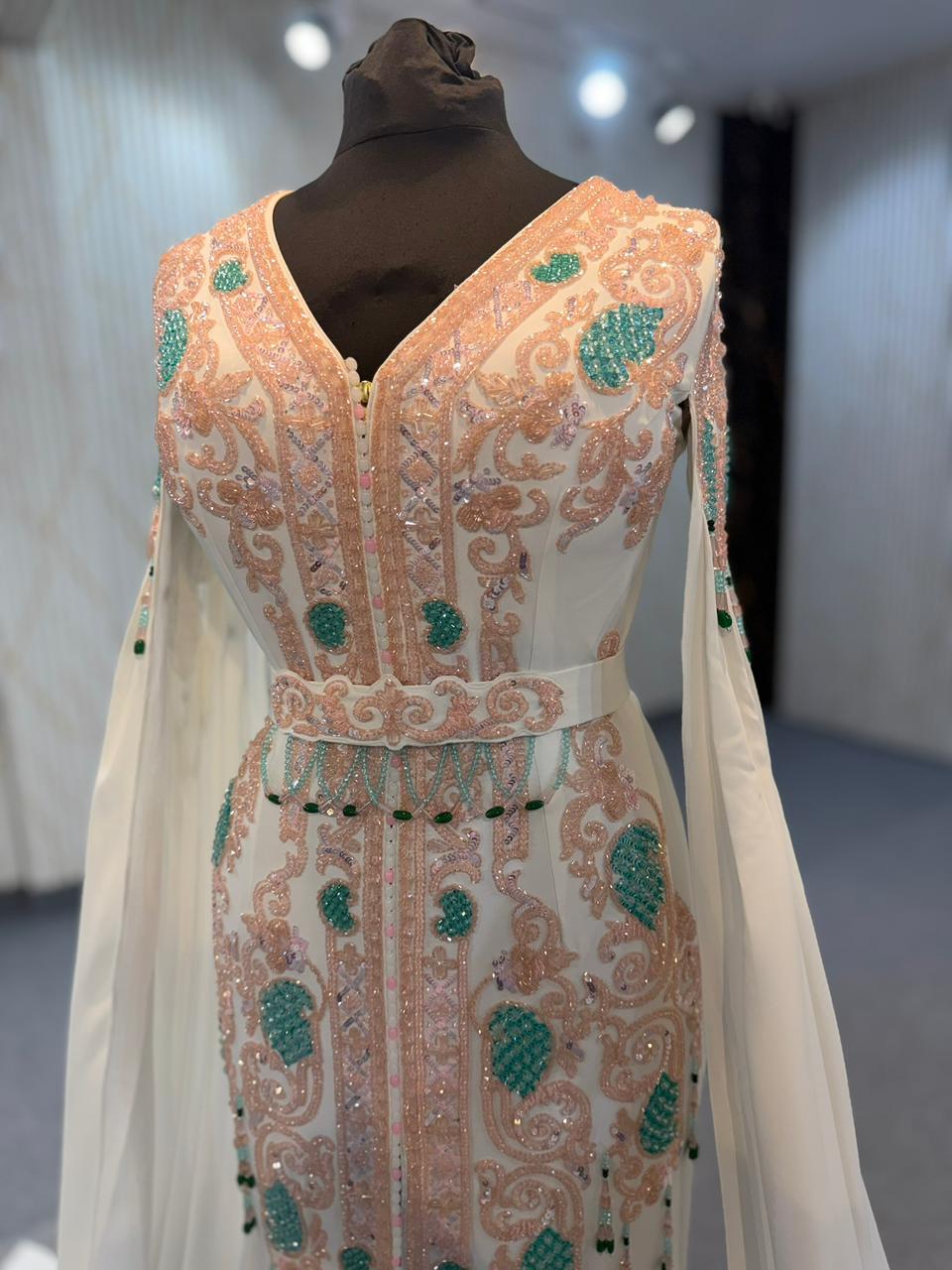 SH Mraa8931 Caftan with long sleeves