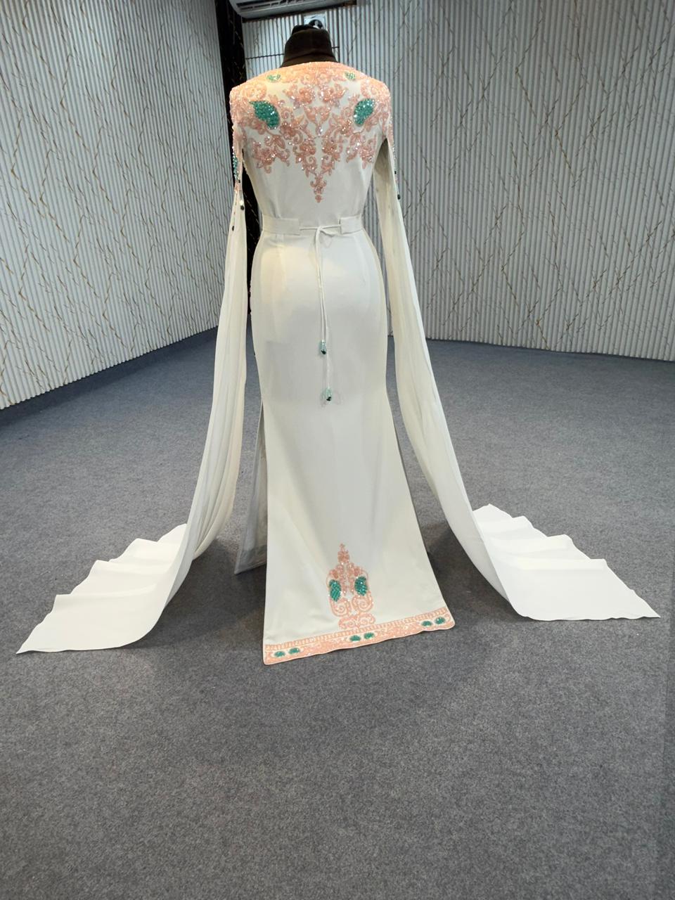 SH Mraa8931 Caftan with long sleeves