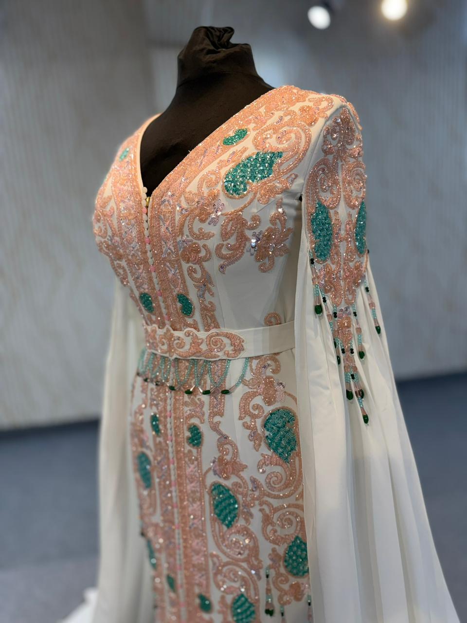 SH Mraa8931 Caftan with long sleeves