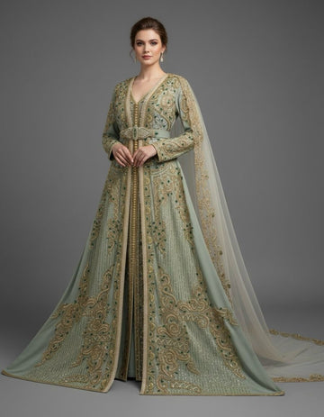 EAA42 Bridal Takshita with Veil SH26