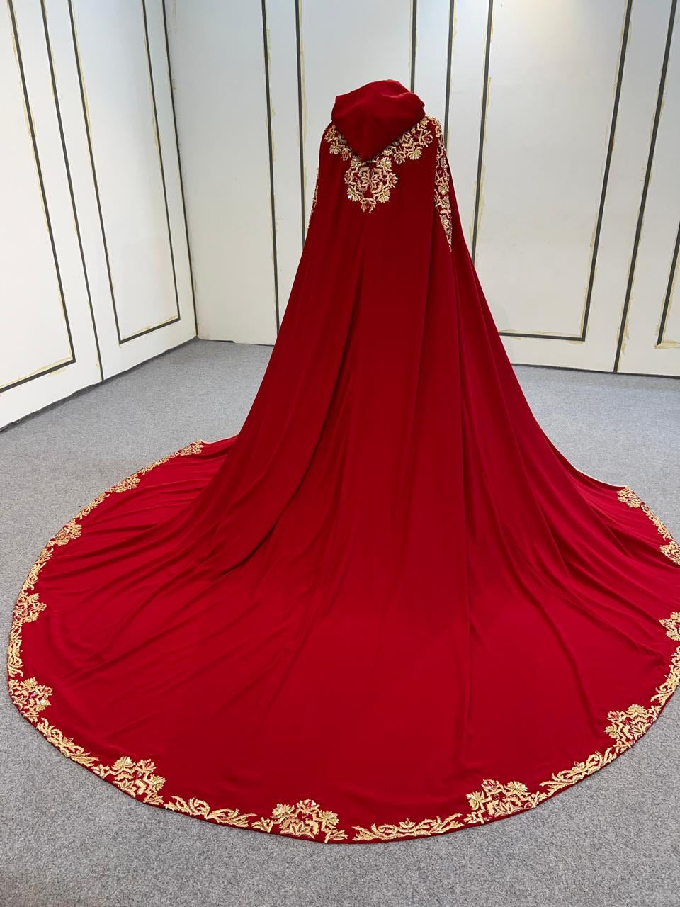 SH MROF959RA CAFTAN AVEC LONGUE CAPE